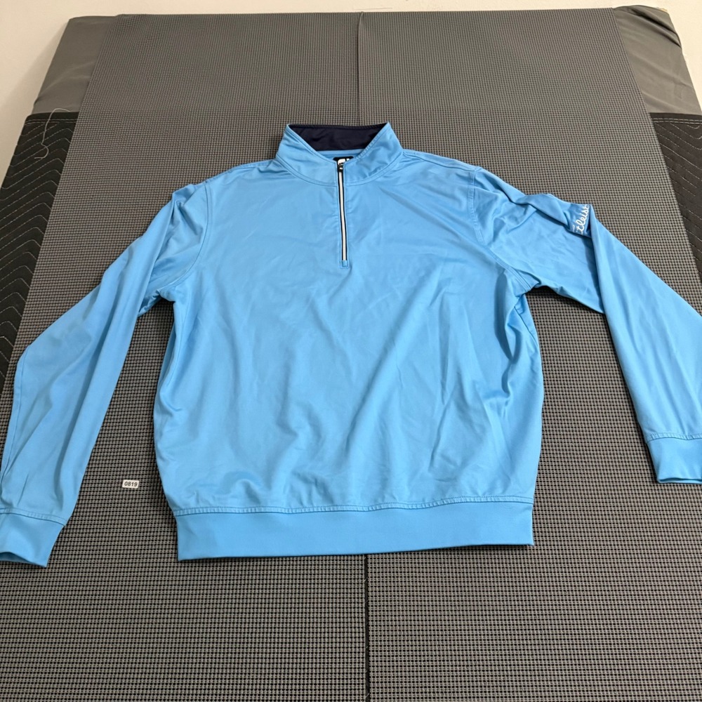 FootJoy Titleist Mens Quarter Zip Golf Pullover Blue XL 32522 0118